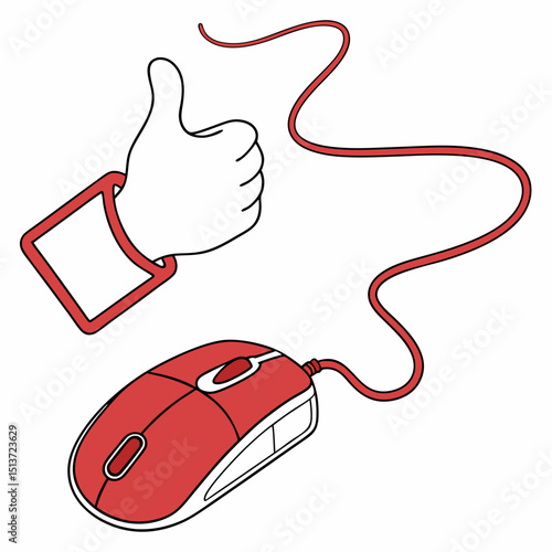 thumb up and down