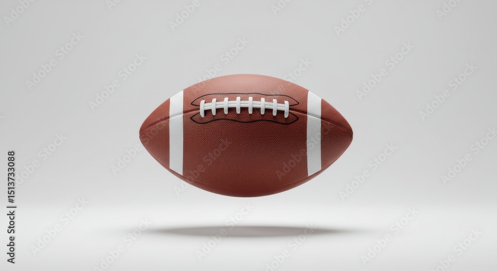 Minimalist Football Floating - Clean Studio Minimalist Football Floating - Clean Studio