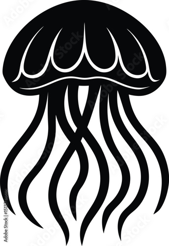 jellyfish vector art and illustration