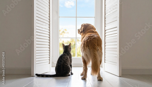 Kot i pies w domu © Monika Janiak-Klicha