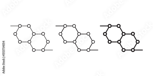 Hormones sign icon set. Human growth hormones vector icon. Testosterone male or estrogen female hormone line vector icon for ui designs.