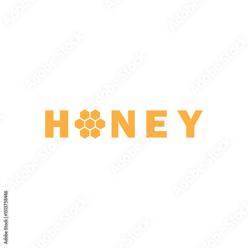 Honey Typography Logo