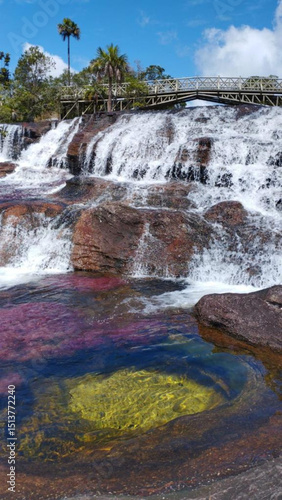 Caño Cristales is a river in Colombia that is located in the Sierra de la Macarena, in the department of Meta. It is considered by many as the “Most Beautiful River in the World”