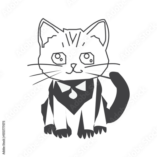 cat design  icon vector logo design