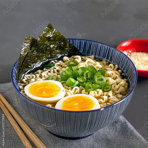 bowl of ramen with egg