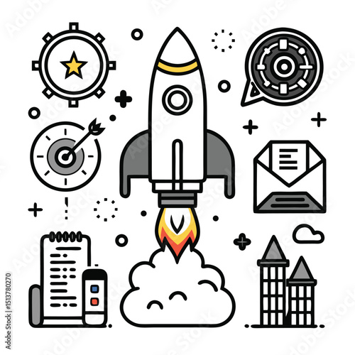 Dynamic Business Startup Journey Fueling Innovation and Strategic Growth towards Success and Achievement