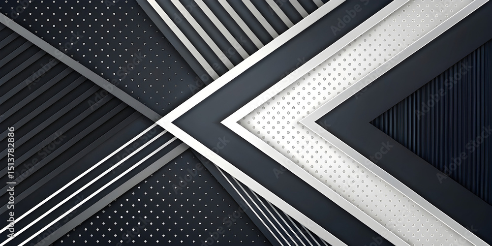 Obraz premium modern black dark grey white abstract background