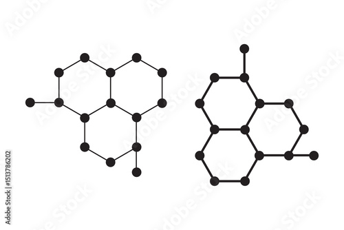 Hormones icon editable vector set