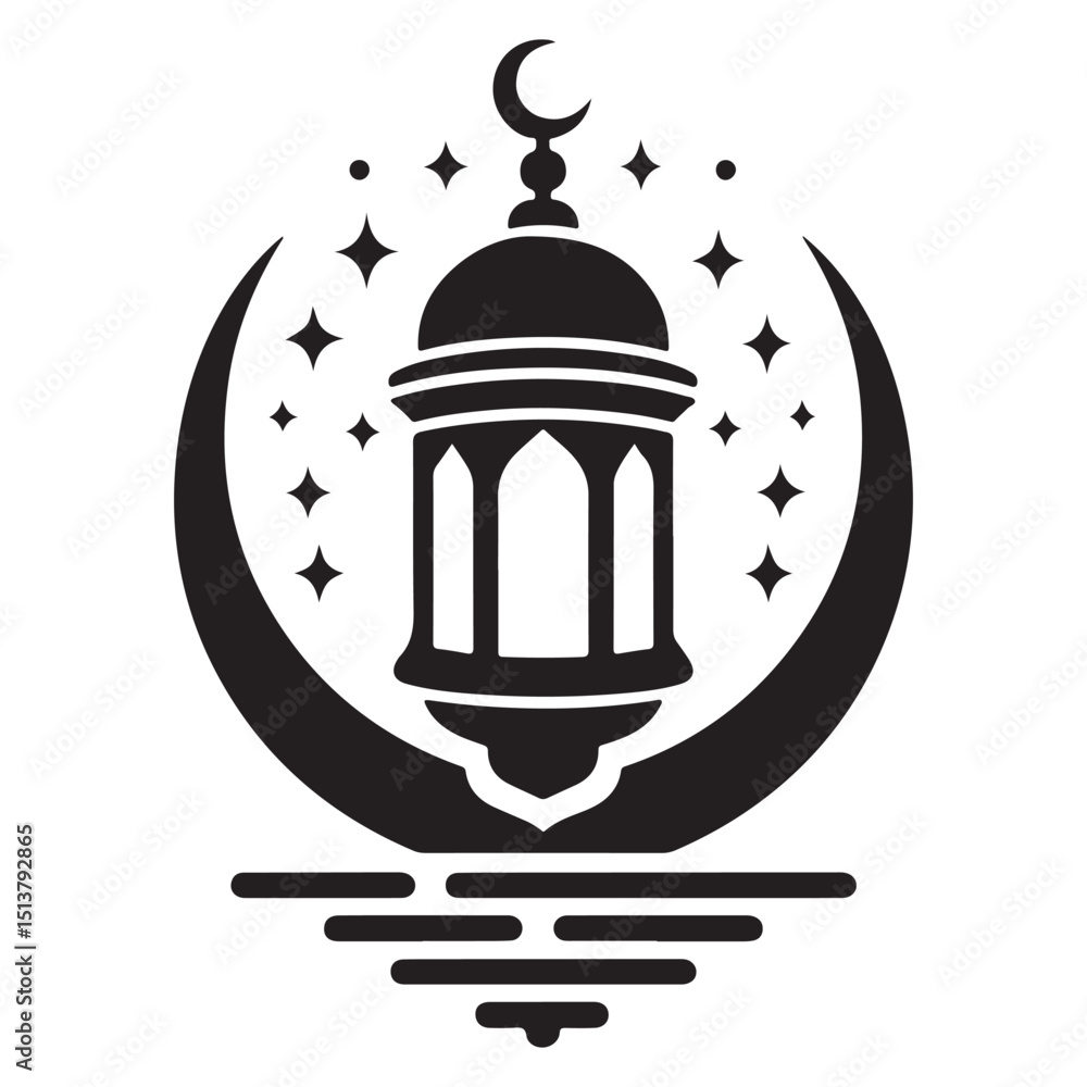 Obraz premium Eid Lantern Fanous Vector