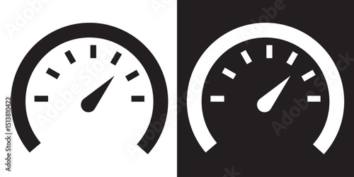 Speedometer speed  icon. Speed measurement vector. Car speed, fuel, RPM, tachometer. vector illustration. EPS 10/AI