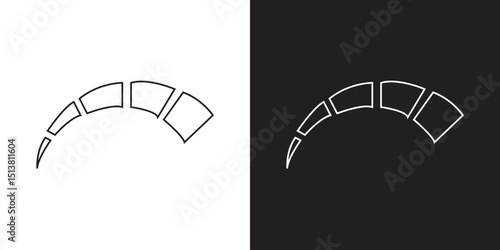 Speedometer speed  icon. Speed measurement vector. Car speed, fuel, RPM, tachometer. vector illustration. EPS 10/AI