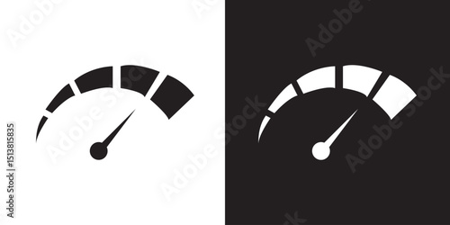 Speedometer speed  icon. Speed measurement vector. Car speed, fuel, RPM, tachometer. vector illustration. EPS 10/AI