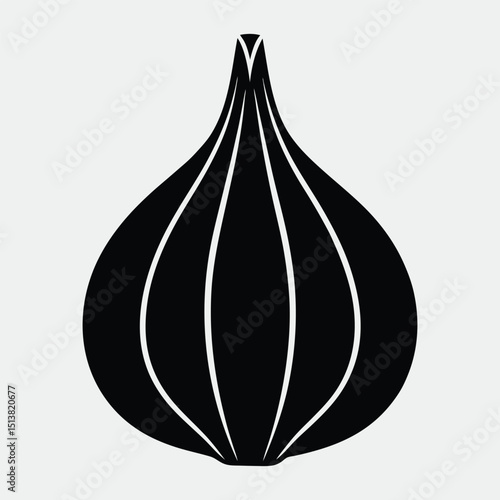 onion isolated on white background