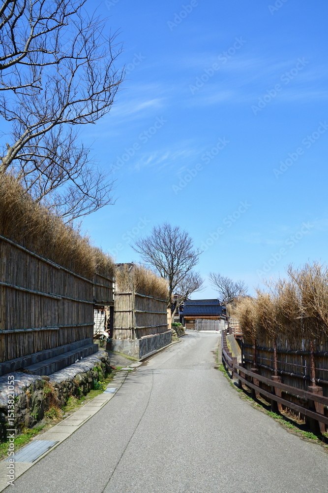 Obraz premium 間垣の里（石川県）