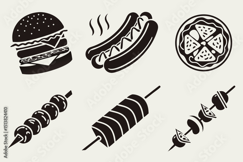 food icons set
