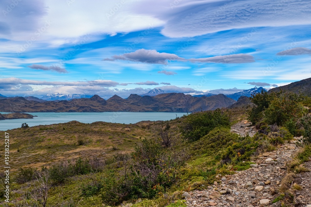 Obraz premium amazing beautiful patagonia nature in summer