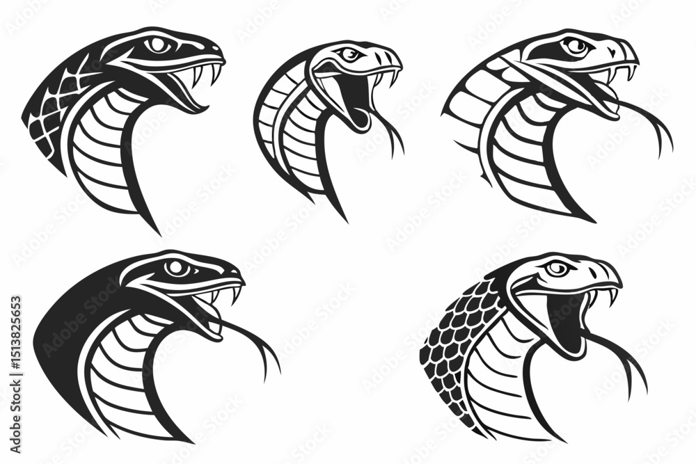 Fototapeta premium set of fish