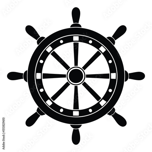 Ship wheel svg