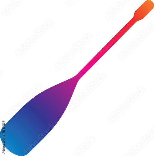 Crossed canoe paddles vector icon, Crossed boat paddles vector icon set. Water oars icon. oars glyph