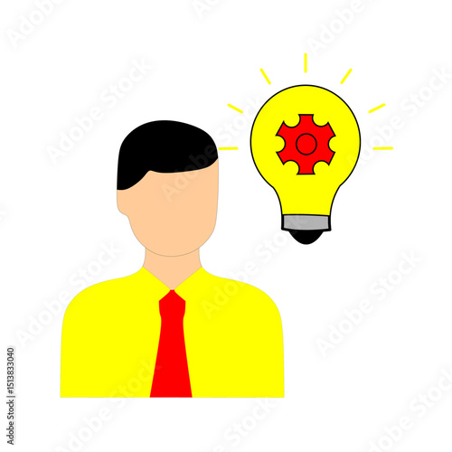 Business Startup Doodle Vector Illustration with Colorful Outline Icons	