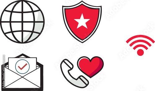 Essential Communication Icons Set for Diverse Digital Needs