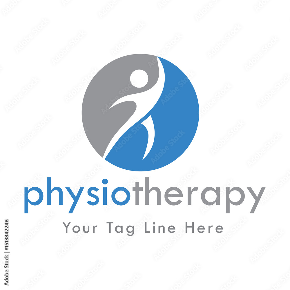Fototapeta premium Physiotherapy Human vector design. stock illustration