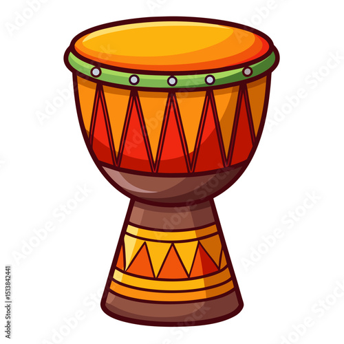 drum, music, percussion, instrument, djembe, wood, musical, object, cup, vase, bongo, isolated, drums, traditional, beat, old, decoration, culture, ancient, rhythm, sound, ethnic, craft, art, gold
