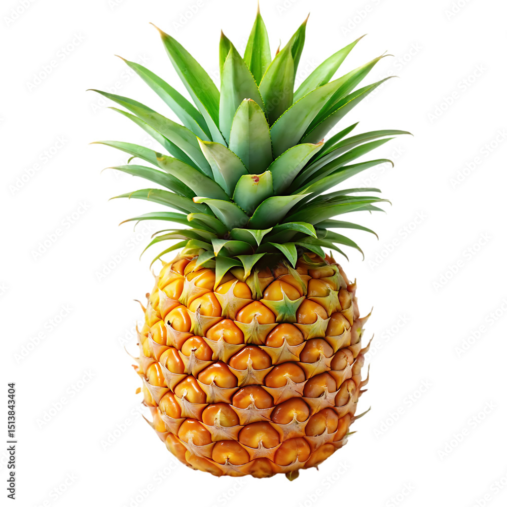 Fototapeta premium Fresh Pineapple: Juicy & Sweet