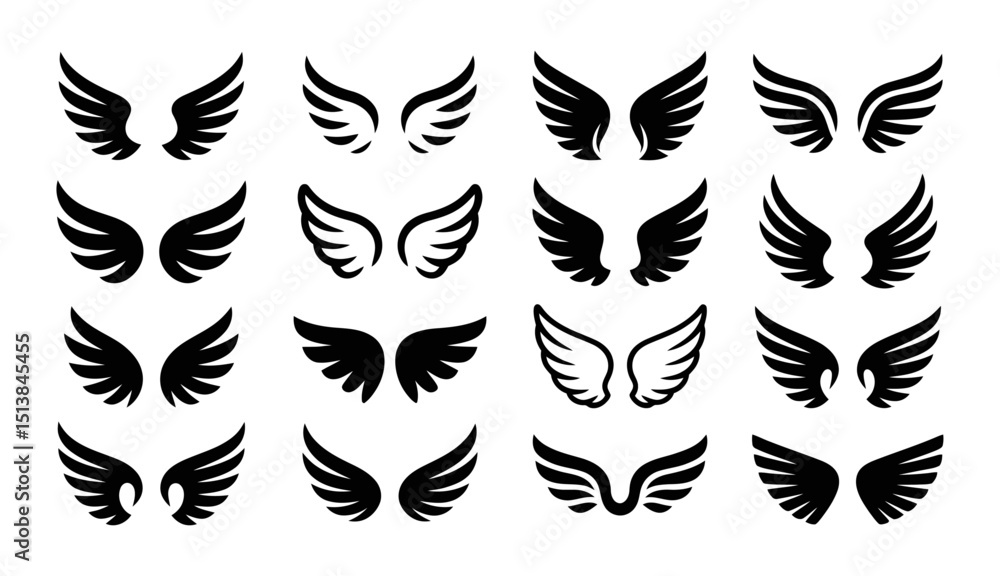 Obraz premium Splash and Sunburst Silhouette Vector Illustrations, Decorative Burst Elements on White Background