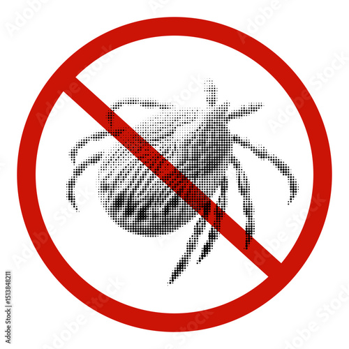 Vector. Health, Medicine, Warning, Insects, Vector signs, Public awareness. STOP SIGN