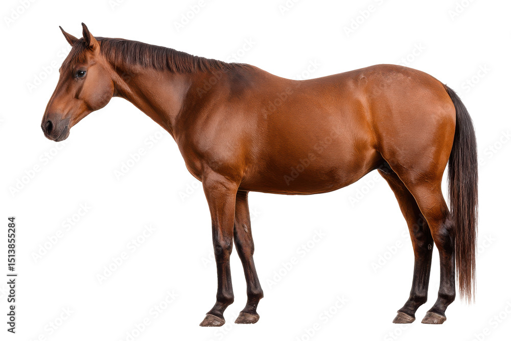 Obraz premium Noble Equine Cutout - PNG