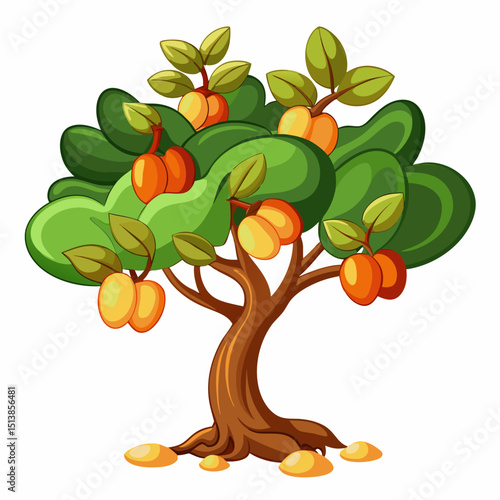 orange tree with fruits