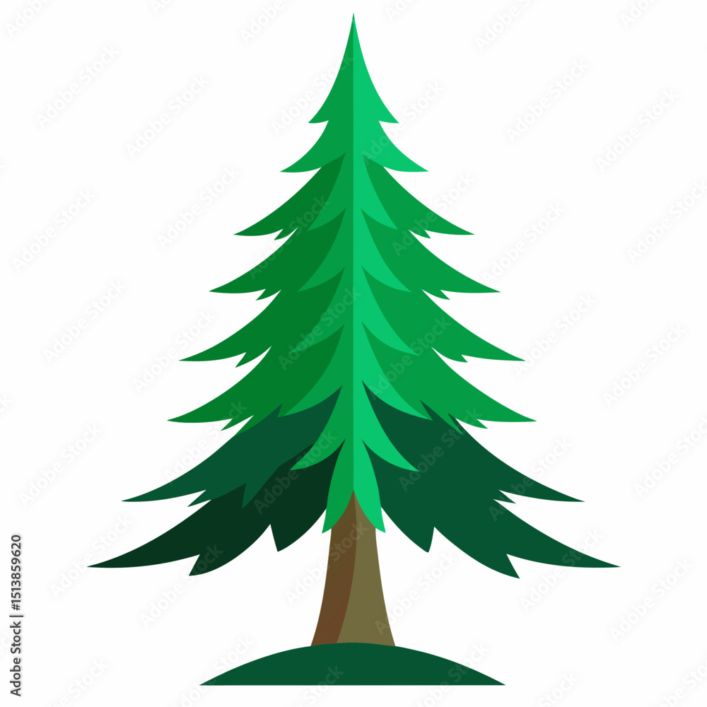 Fototapeta premium christmas tree vector