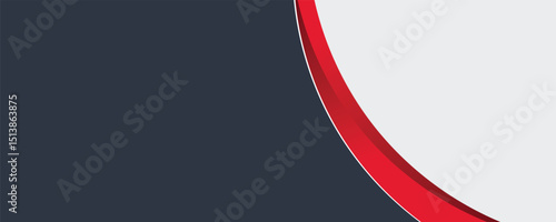 abstract background with red ribbon
