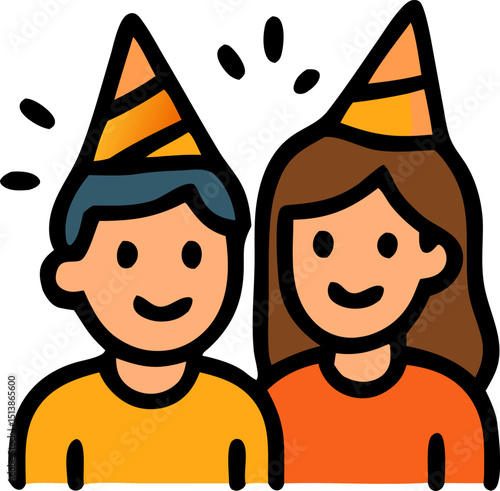 Costume party icon suitable for Halloween designs, spooky concepts, horrorthemed projects, ghost stories, and eerie illustrations.