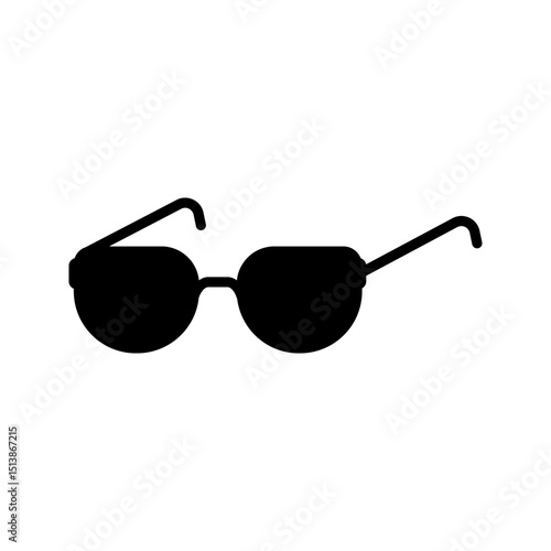 glasses, icon, ocular, sun, vector, man, illustration, summer, dark, cool, beach, fashion, isolated, frame, black, metal, hipster, medicine, eye, web, sunglasses, old, modern, care, vision, clothing, 