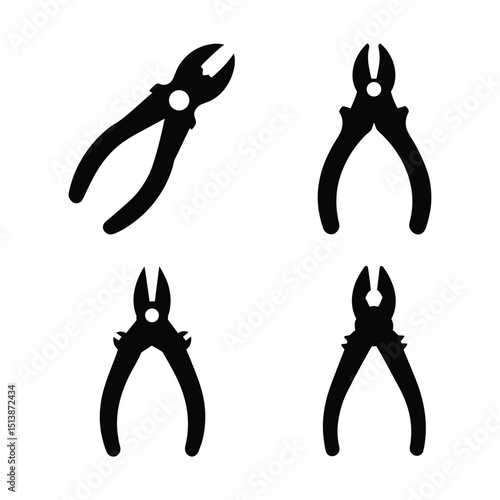 vector illustration of a set of abstract symbols