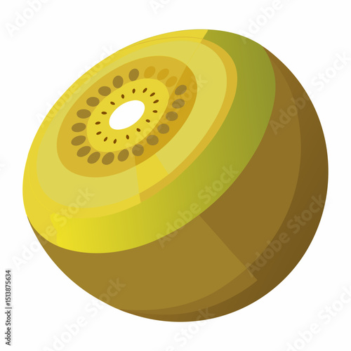 vector illustration of a gold coin