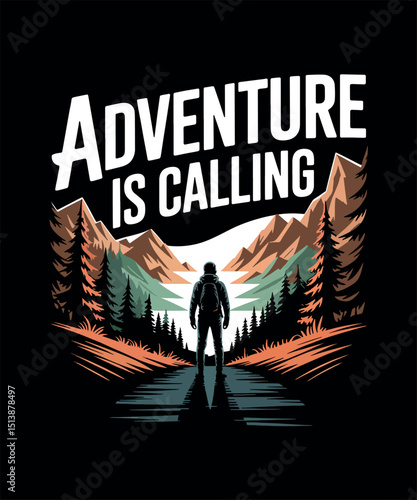 Camping T-shirt Design