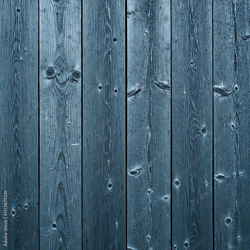 Naklejka premium Wooden planks with a weathered gray finish create a rustic atmosphere