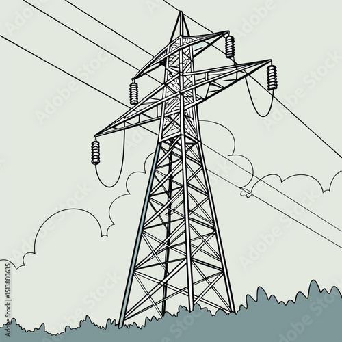 high voltage power lines