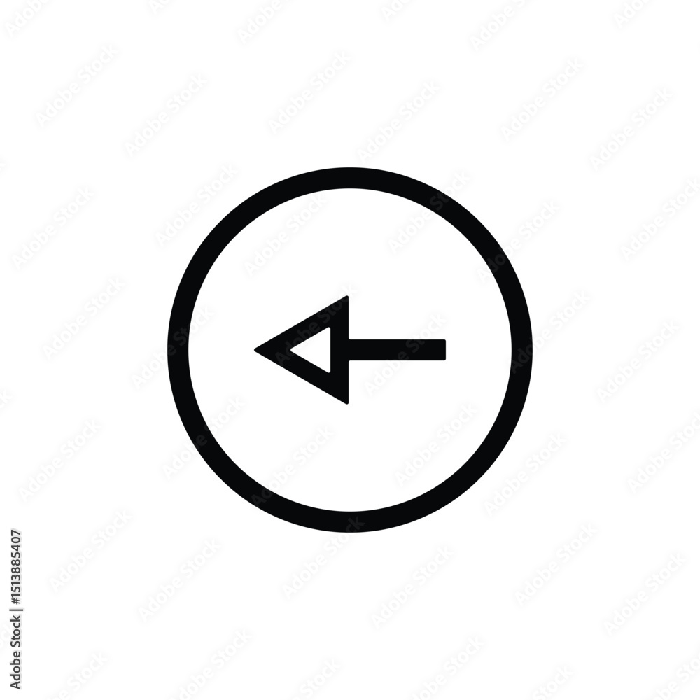 Left arrow. Pointer vector. Left arrow. Pointer vector.