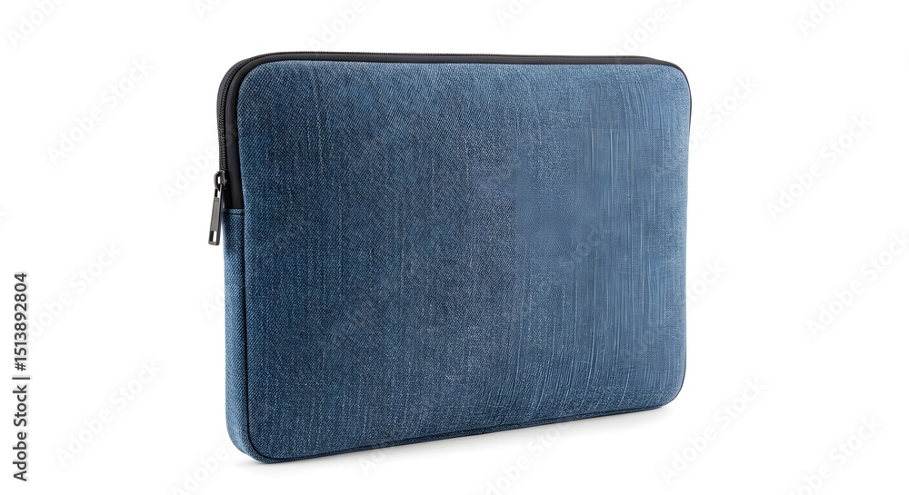 Fototapeta premium Recycled Fabric Laptop Sleeve – Eco-Friendly Tech Protection Stock Image