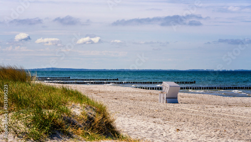 Fototapeta Naklejka Na Ścianę i Meble -  Der Südstrand auf der Insel Hiddensee, Rügen, Mecklenburg-Vorpommern, Deutschland