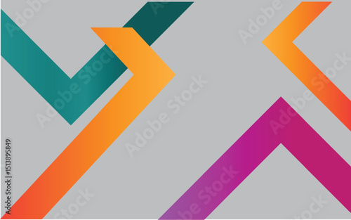 Free Download Colourful Abstract Geometric Shapes Background - GFXLoad