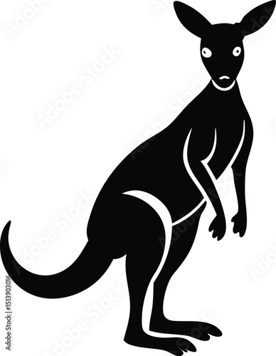 Kangaroo, Silhouette, Mammal, Australia,