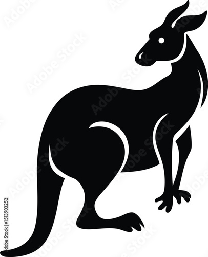 Kangaroo, Silhouette, Mammal, Australia,
