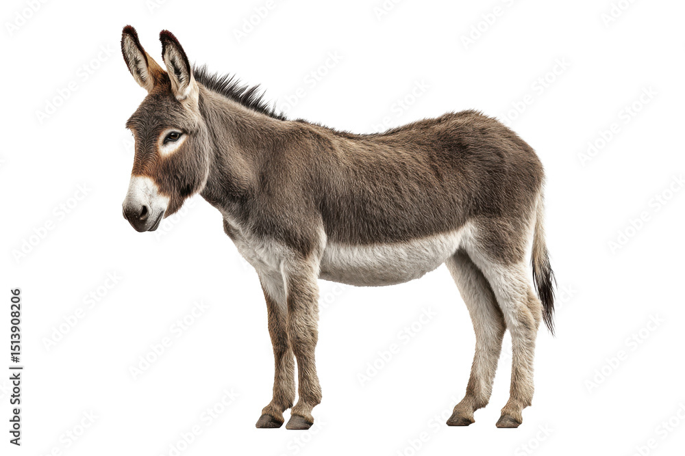 Fototapeta premium Mule Isolated on Transparent Background