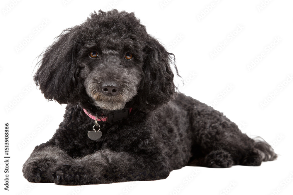 Poodle Dog Isolated on Transparent Background Poodle Dog Isolated on Transparent Background