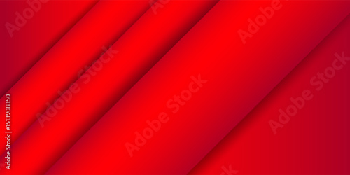 Red gradient banner, Smooth metal surface texture. Abstract metal background. Copy space for your design. vector